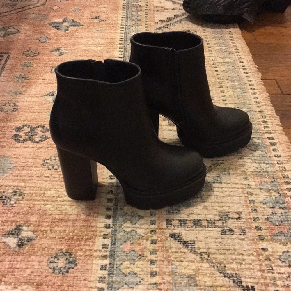 Nasty gal platform booties